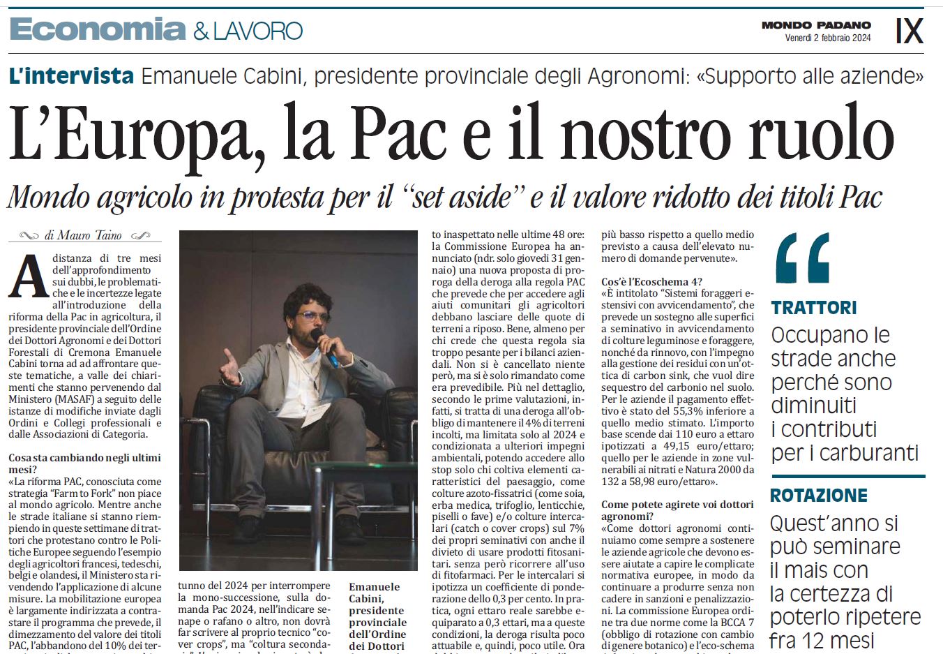 anteprima pagina di quotidiano. scopo decorativo